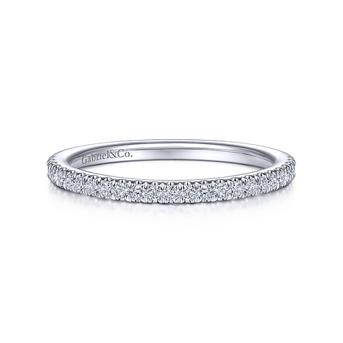 18K White Gold Diamond Matching Wedding Band