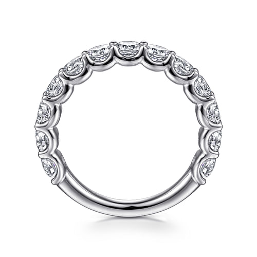 18K White Gold Diamond Matching Wedding Band