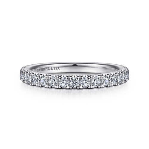 18K White Gold Diamond Matching Wedding Band