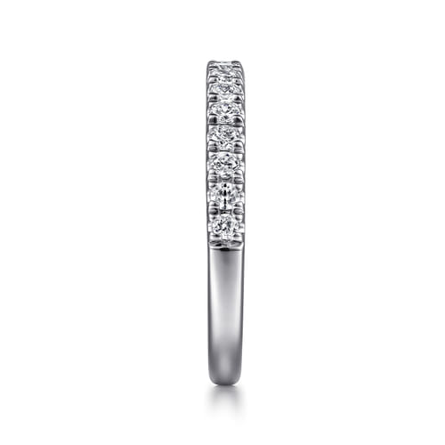 18K White Gold Diamond Matching Wedding Band