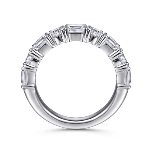 18K White Gold Diamond Matching Wedding Band