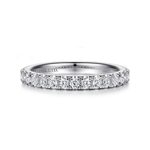 18K White Gold Diamond Matching Wedding Band
