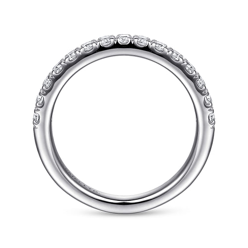 18K White Gold Diamond Matching Wedding Band