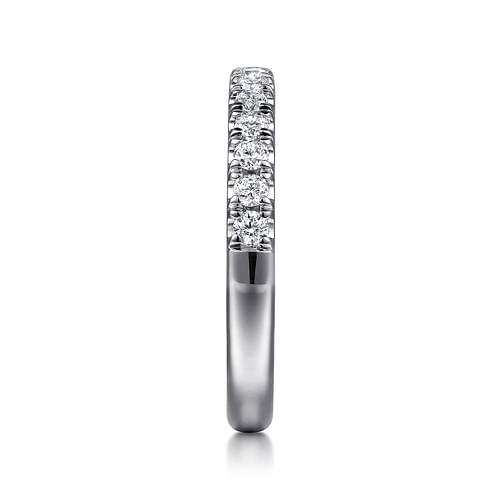 18K White Gold Diamond Matching Wedding Band