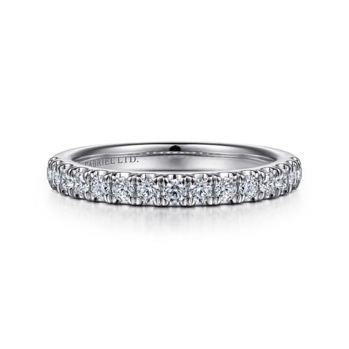 18K White Gold Diamond Matching Wedding Band