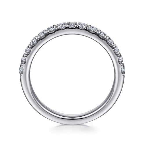18K White Gold Diamond Matching Wedding Band