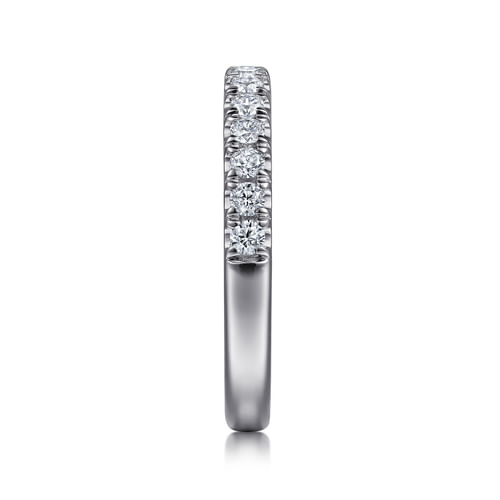 18K White Gold Diamond Matching Wedding Band