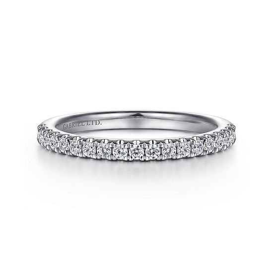 Gabriel - 18K White Gold Diamond Matching Wedding Band