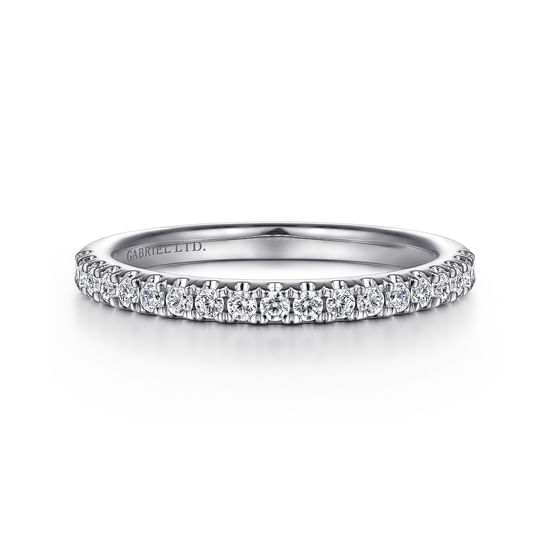 Gabriel - 18K White Gold Diamond Matching Wedding Band
