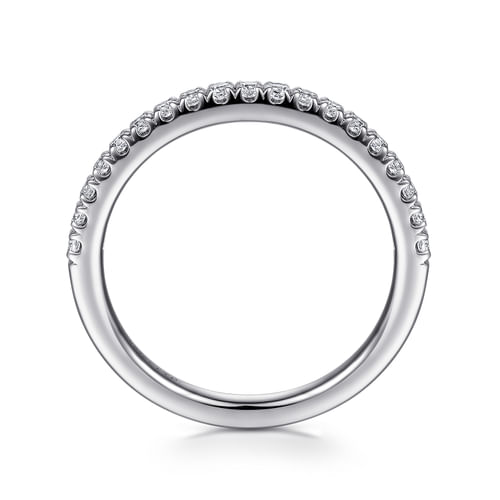 18K White Gold Diamond Matching Wedding Band
