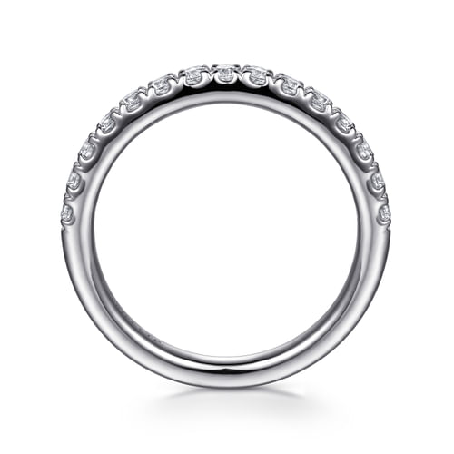 18K White Gold Diamond Matching Wedding Band