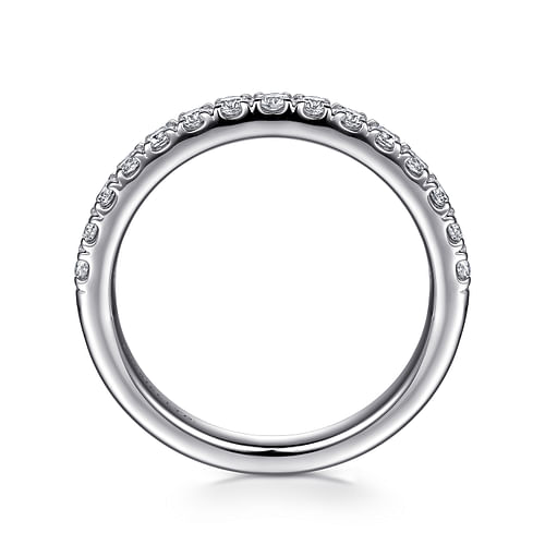 18K White Gold Diamond Matching Wedding Band