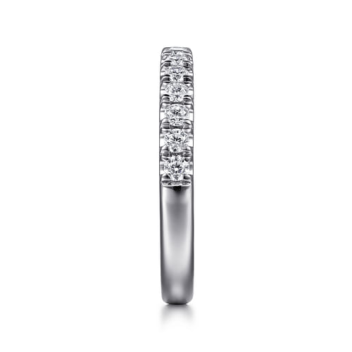 18K White Gold Diamond Matching Wedding Band