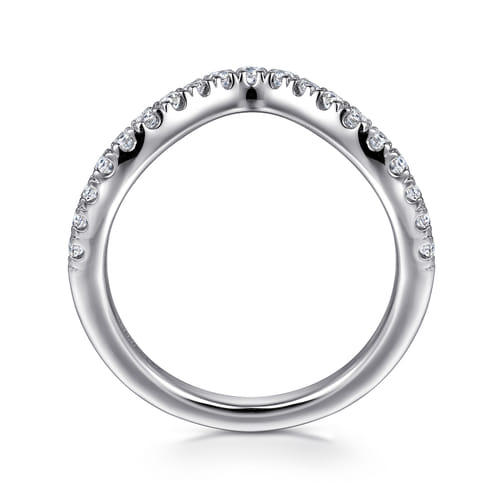 18K White Gold Diamond Matching Wedding Band