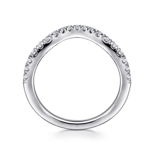 18K White Gold Diamond Matching Wedding Band