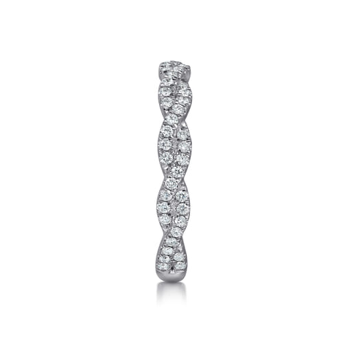 18K White Gold Diamond Matching Wedding Band