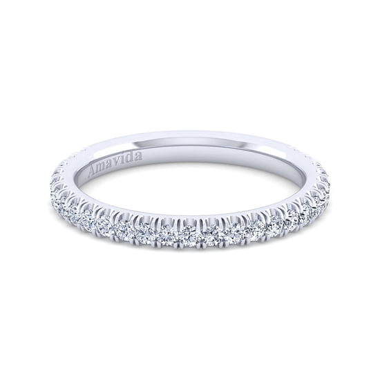 Gabriel - 18K White Gold Diamond Matching Wedding Band