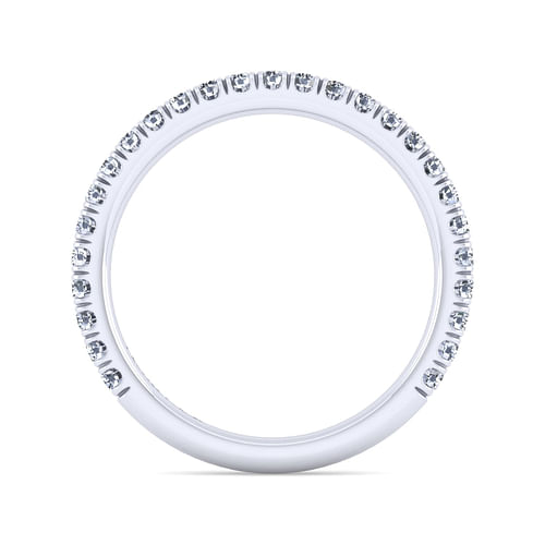 18K White Gold Diamond Matching Wedding Band