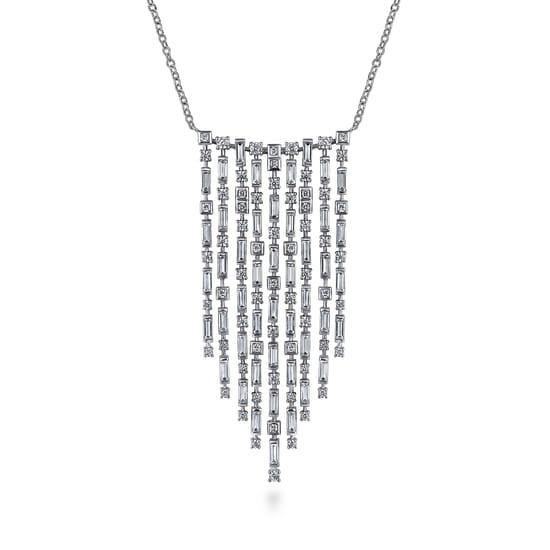 18K White Gold Diamond Necklace 18K White Gold Diamond Necklace