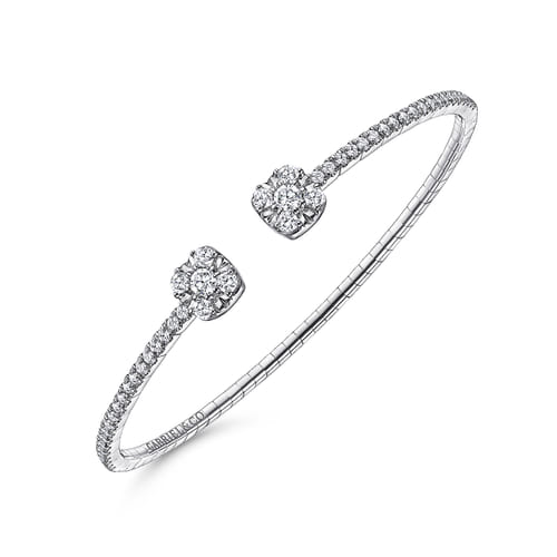 18K White Gold Fashion Bangle