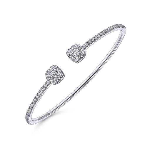 18K White Gold Fashion Bangle