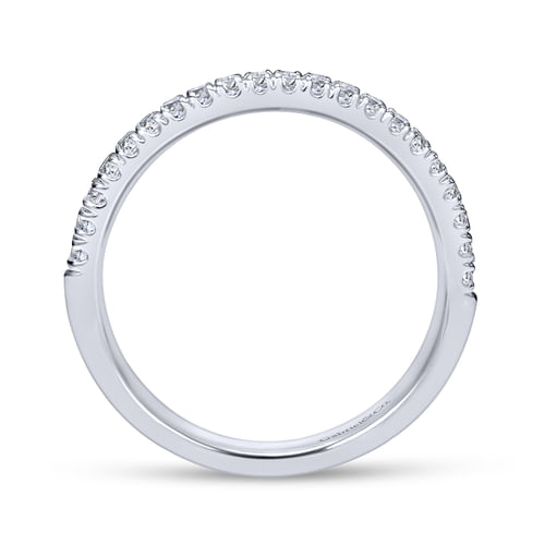 18K White Gold Matching Wedding Band