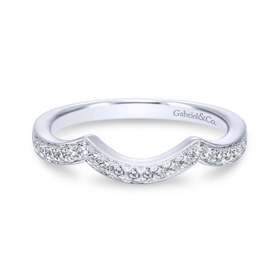 Gabriel - 18K White Gold Matching Wedding Band