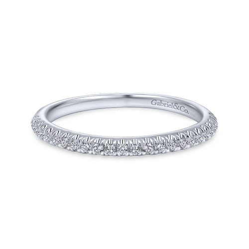 18K White Gold Matching Wedding Band