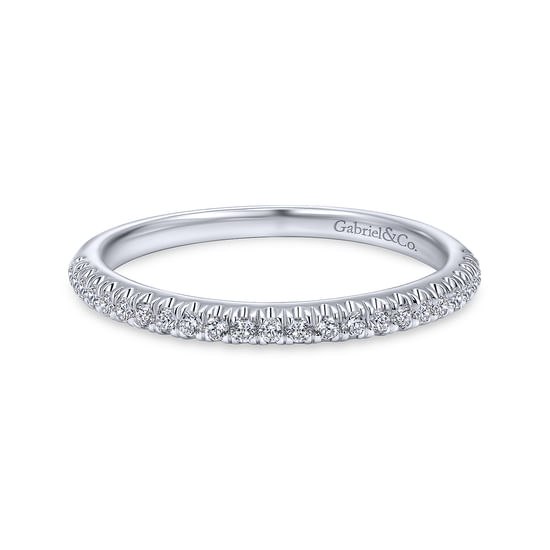 Gabriel - 18K White Gold Matching Wedding Band