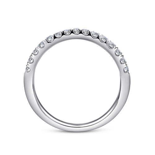 18K White Gold Matching Wedding Band