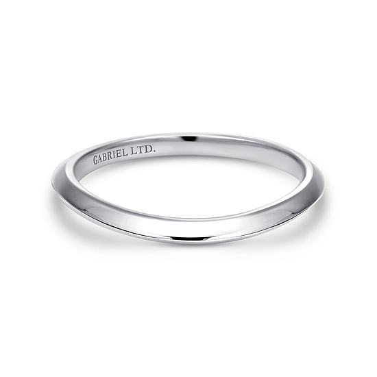 Gabriel - 18K White Gold Matching Wedding Band