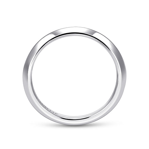 18K White Gold Matching Wedding Band