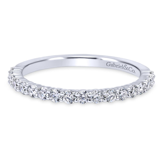 Gabriel - 18K White Gold Matching Wedding Band