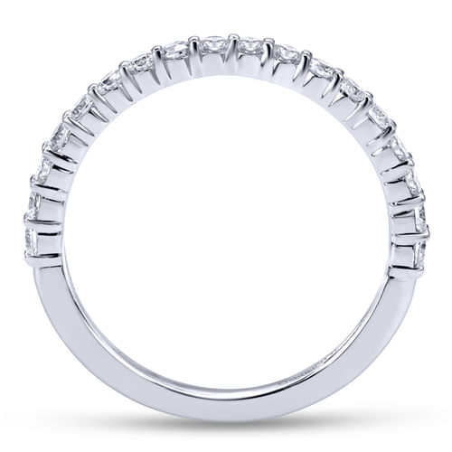 18K White Gold Matching Wedding Band