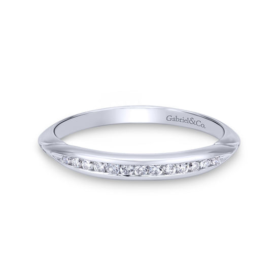 Gabriel - 18K White Gold Matching Wedding Band