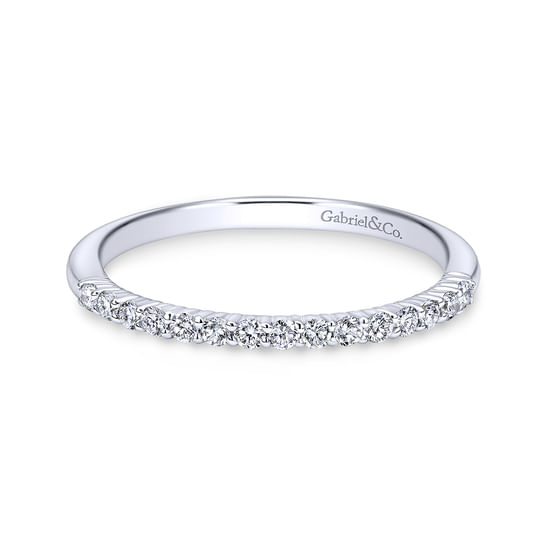 Gabriel - 18K White Gold Matching Wedding Band