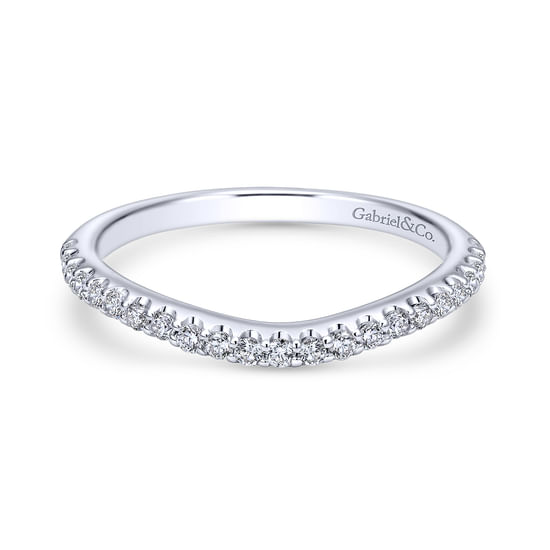 Gabriel - 18K White Gold Matching Wedding Band