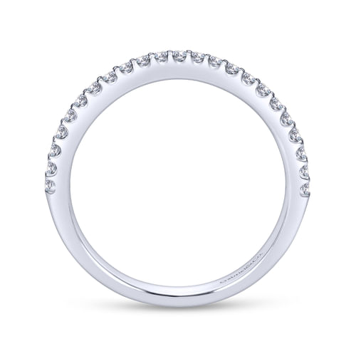 18K White Gold Matching Wedding Band