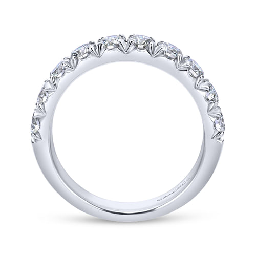 18K White Gold Matching Wedding Band