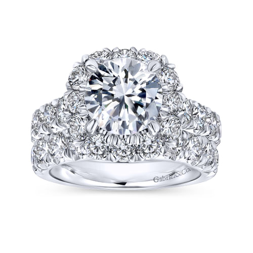 18K White Gold Matching Wedding Band