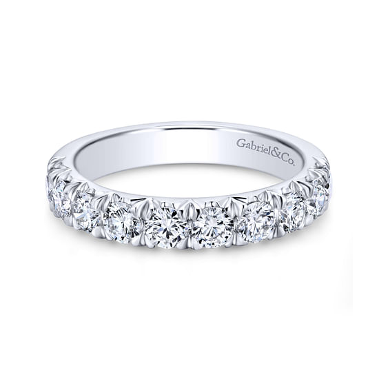 Gabriel - 18K White Gold Matching Wedding Band