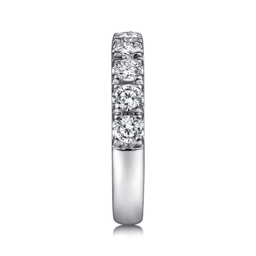18K White Gold Matching Wedding Band