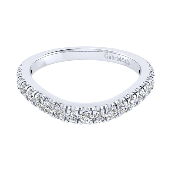 Gabriel - 18K White Gold Matching Wedding Band