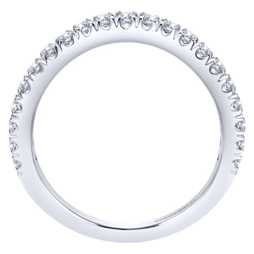 18K White Gold Matching Wedding Band