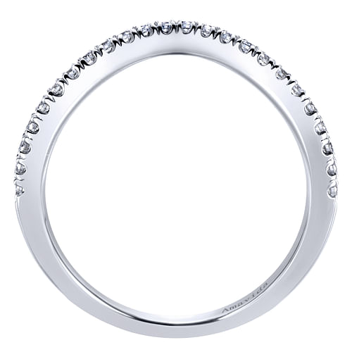 18K White Gold Matching Wedding Band