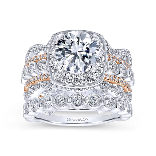 18K White Gold Matching Wedding Band