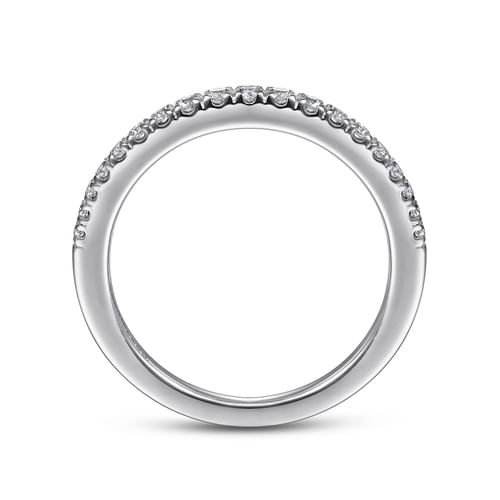 18K White Gold Matching Wedding Band