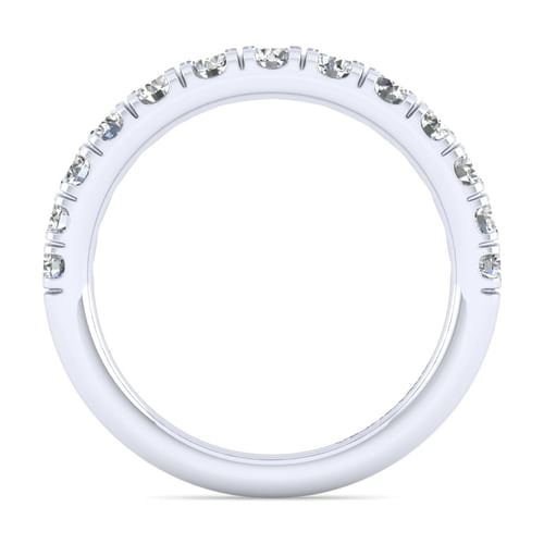 18K White Gold Matching Wedding Band