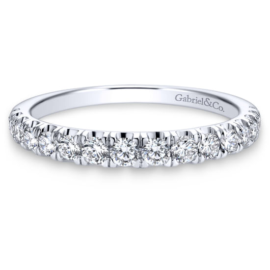 Gabriel - 18K White Gold Matching Wedding Band