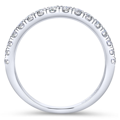 18K White Gold Matching Wedding Band